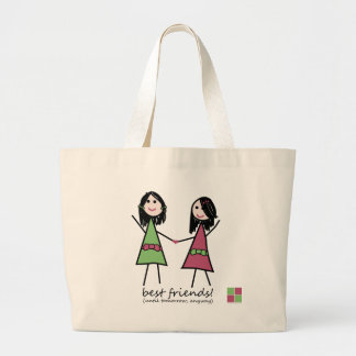 Tote Grande O bolsa da praia dos "melhores amigos"