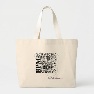 TOTE GRANDE O BOLSA DA VIDA DO DJ