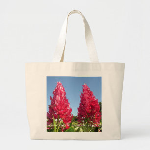 Tote Grande O bolsa das flores de chama