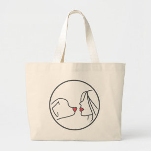 Tote Grande O bolsa das mães do cão