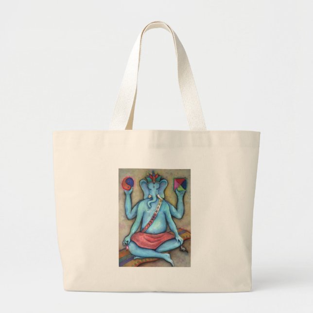 Tote Grande O bolsa de Ganesh (Frente)