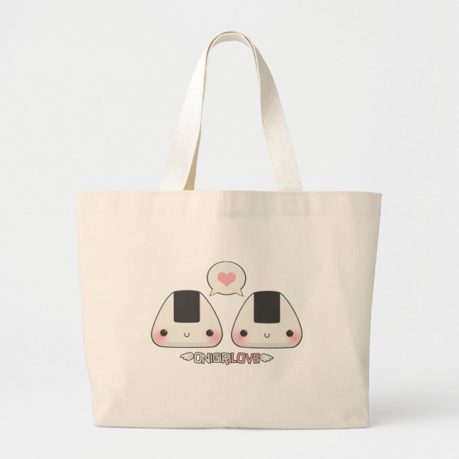 Tote Grande O bolsa de Onigiri (Frente)