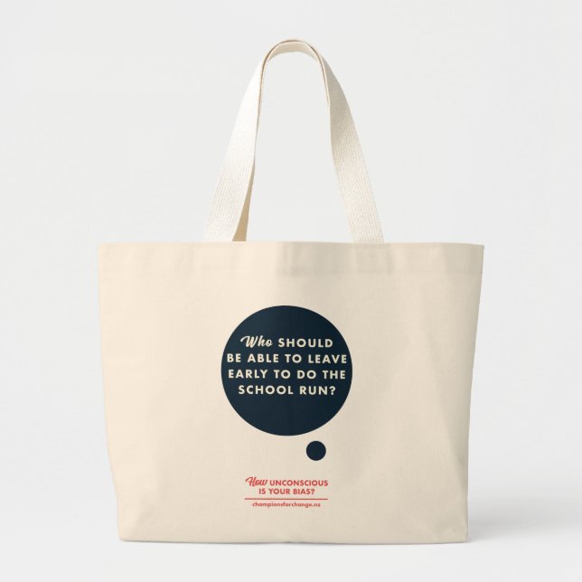 Tote Grande O bolsa diagonal inconsciente (Frente)