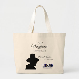 Tote Grande O bolsa do descendente de Richard Warren Mayflower