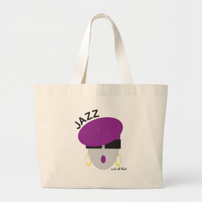 Tote Grande O bolsa do "jazz" de AnabelNY (Frente)