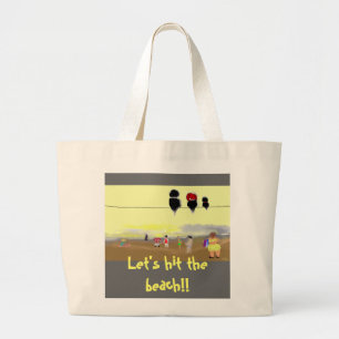Tote Grande O bolsa do jumbo da bolsa de praia