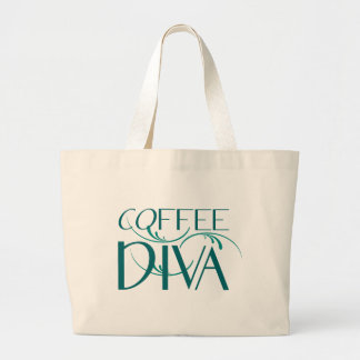 Tote Grande O bolsa do jumbo da diva do café