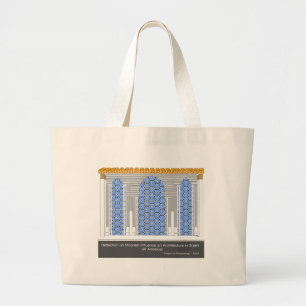 Tote Grande O bolsa do jumbo da espanha da arquitetura do