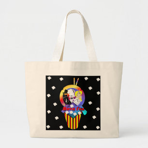 Tote Grande O bolsa do jumbo da pipoca do fã de filme