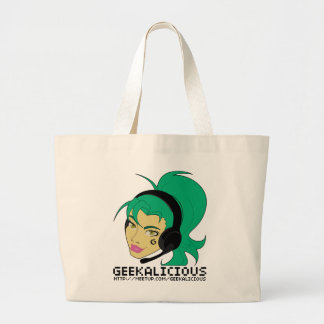 Tote Grande O bolsa do jumbo de Geekalicious v3