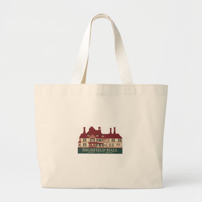 Tote Grande O bolsa do logotipo de Highfield (Frente)