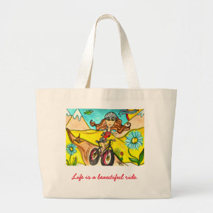 Tote Grande O bolsa do motociclista da diva da montanha