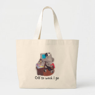 Tote Grande O bolsa do papagaio do cinza africano