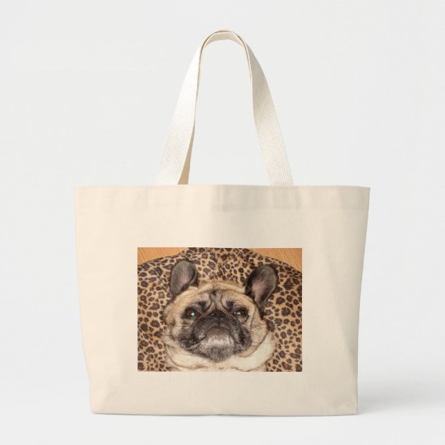 TOTE GRANDE O BOLSA DO PUG (Frente)