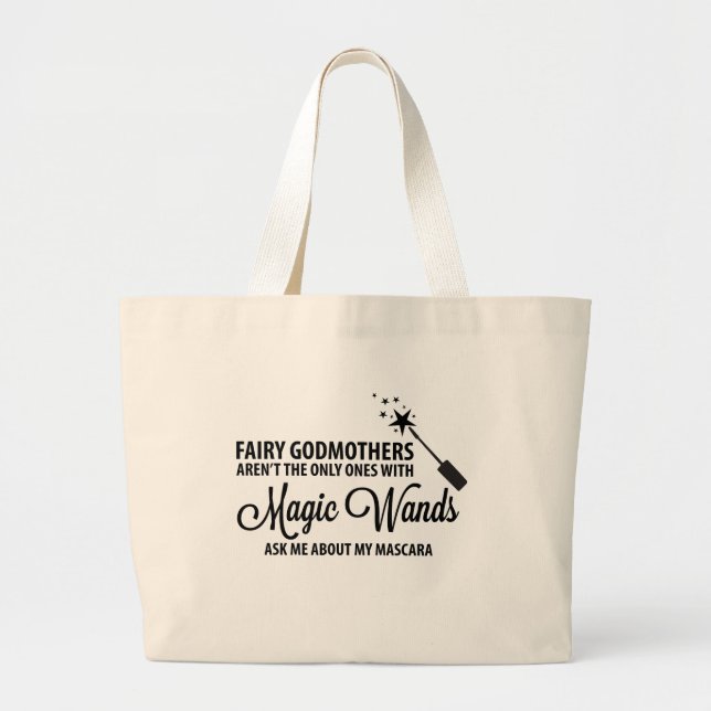 Tote Grande O bolsa do rímel das madrinha feericamente (Frente)
