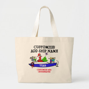 Tote Grande O bolsa do saco do cruzeiro - cruzeiro do Natal