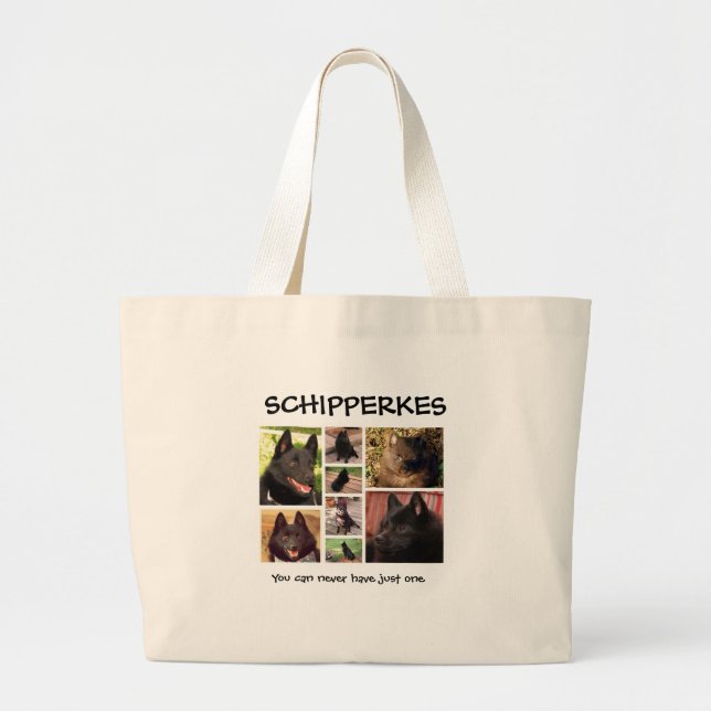Tote Grande O bolsa do Schipperke (Frente)
