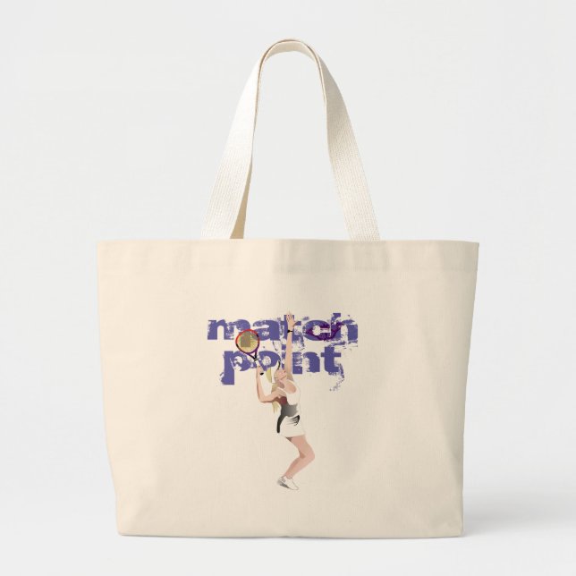 Tote Grande O bolsa do tênis de Match Point (Frente)