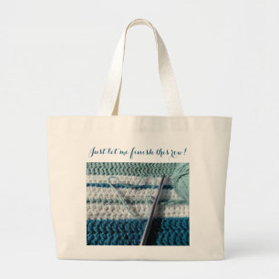 Tote Grande O bolsa engraçado do jumbo do Crochet