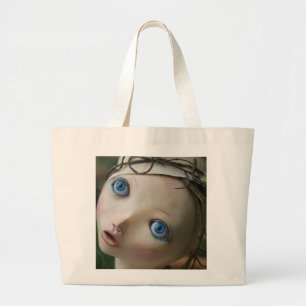 Tote Grande O bolsa enorme da boneca da arte
