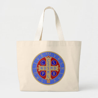Tote Grande O bolsa enorme da medalha do St. Benedict (e