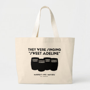 Tote Grande "O bolsa enorme de Adeline doce"