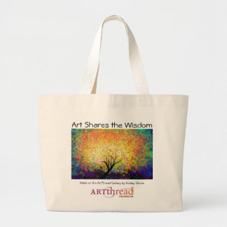 Tote Grande O bolsa enorme de ArtThread - compartilhe da