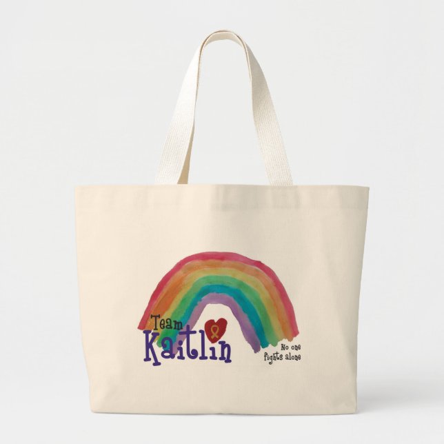 Tote Grande O bolsa enorme de Kaitlin da equipe (Frente)