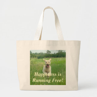 Tote Grande O bolsa feliz do cão do verão