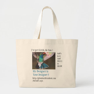 Tote Grande O bolsa Glam da praia de Hummer