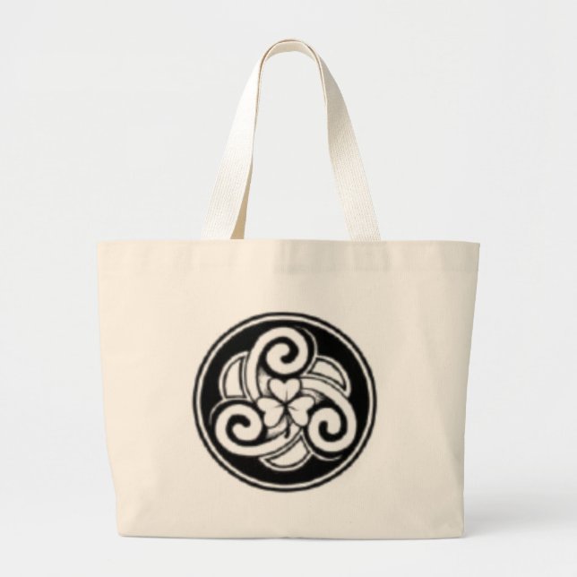 Tote Grande O bolsa irlandês do tatuagem (Frente)
