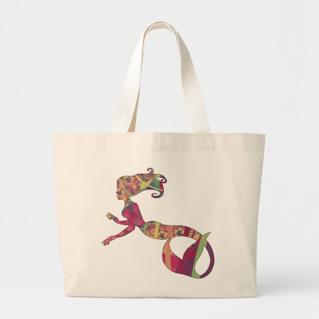 Tote Grande O bolsa - jumbo - sereia (Frente)