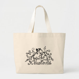 Tote Grande O bolsa macio do Keeshond