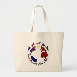 Tote Grande O bolsa pintado do pônei