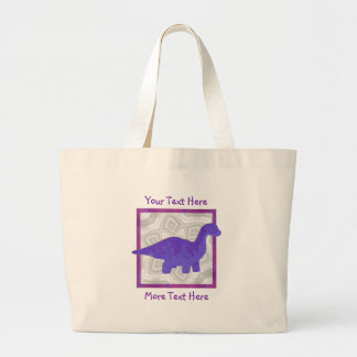 Tote Grande O bolsa roxo de Dino