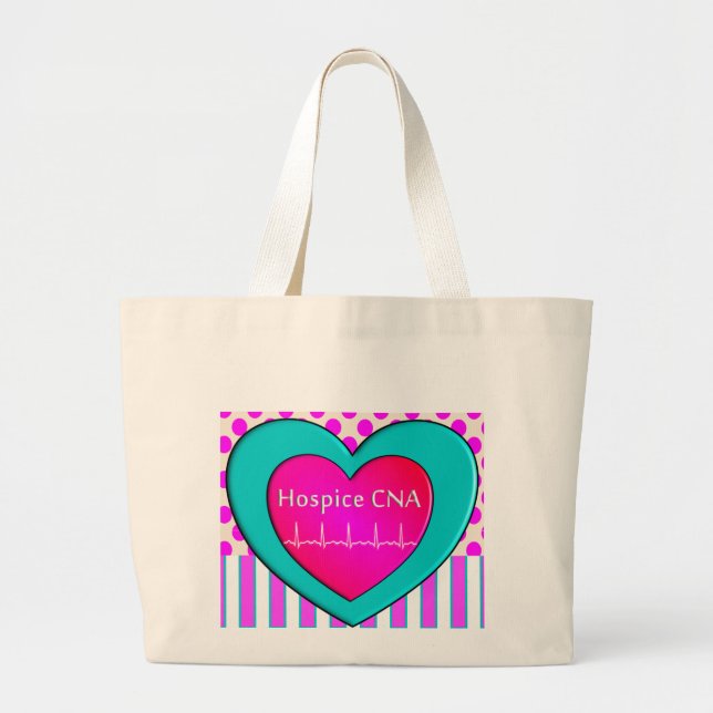 Tote Grande O hospício PODE o bolsa do assistente dos cuidados (Frente)