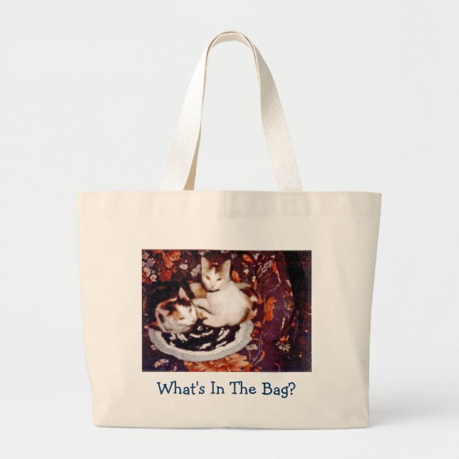 Tote Grande O que há na bolsa? Bolsa (Frente)