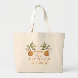 Tote Grande Orange You Glad Bolsa