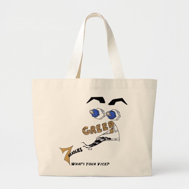Tote Grande Os 7 Pecados Mortais — Bolsa da Ganância (Frente)