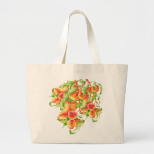 Tote Grande 'Peach Paradise' em um Bolsa Jumbo
