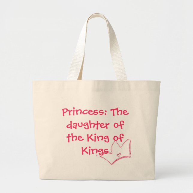 Tote Grande Princesa: A filha do rei do bolsa dos reis (Frente)