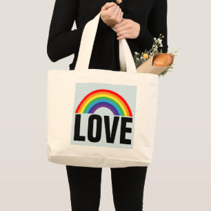 TOTE GRANDE RAINBOW LOVE JUMBO BOLSA