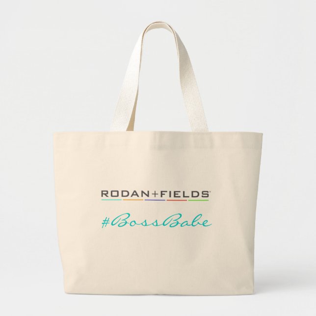Tote Grande Rodan e bolsa de BossBabe dos campos (Frente)
