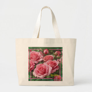 Tote Grande Rosas e um Bolsa Jean Pocket Legal