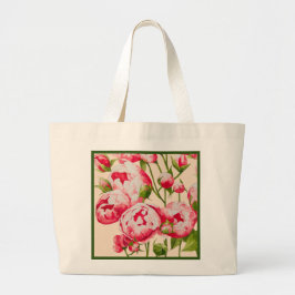 Tote Grande Rosy Abundance em um Bolsa Jumbo