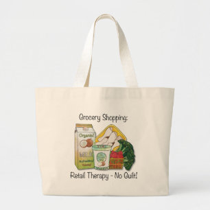 Tote Grande Saco de Bolsa da Grocery reutilizável com senso de