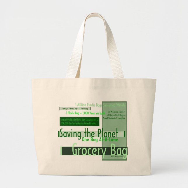 Tote Grande Salvando a Bolsa de compra do planeta (Frente)
