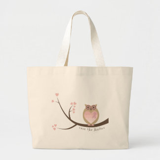 Tote Grande Salvar o bolsa das canvas dos Hooters