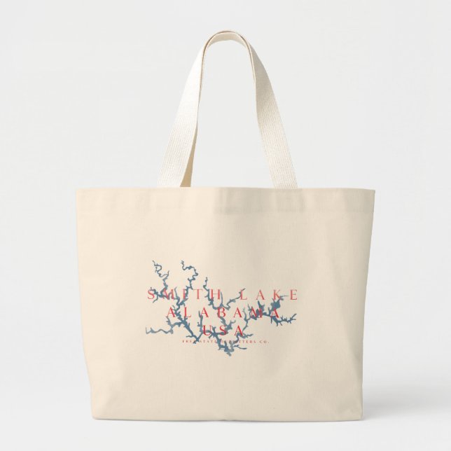 Tote Grande Smith Lake Alabama Bolsa (Frente)