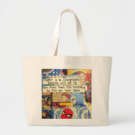 Tote Grande Super-herói Jumbo Bolsa